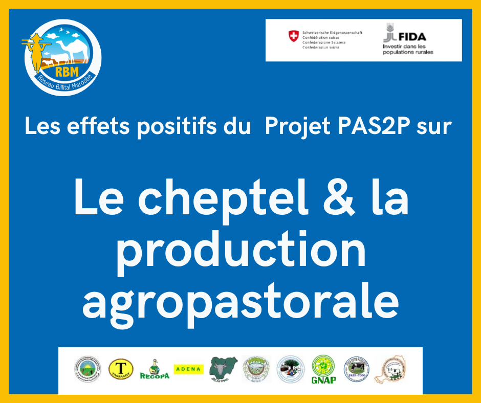 You are currently viewing Amélioration du cheptel, de la production agropastorale dans 09 pays d’Afrique de l’Ouest et du Centre grâce au PAS2P