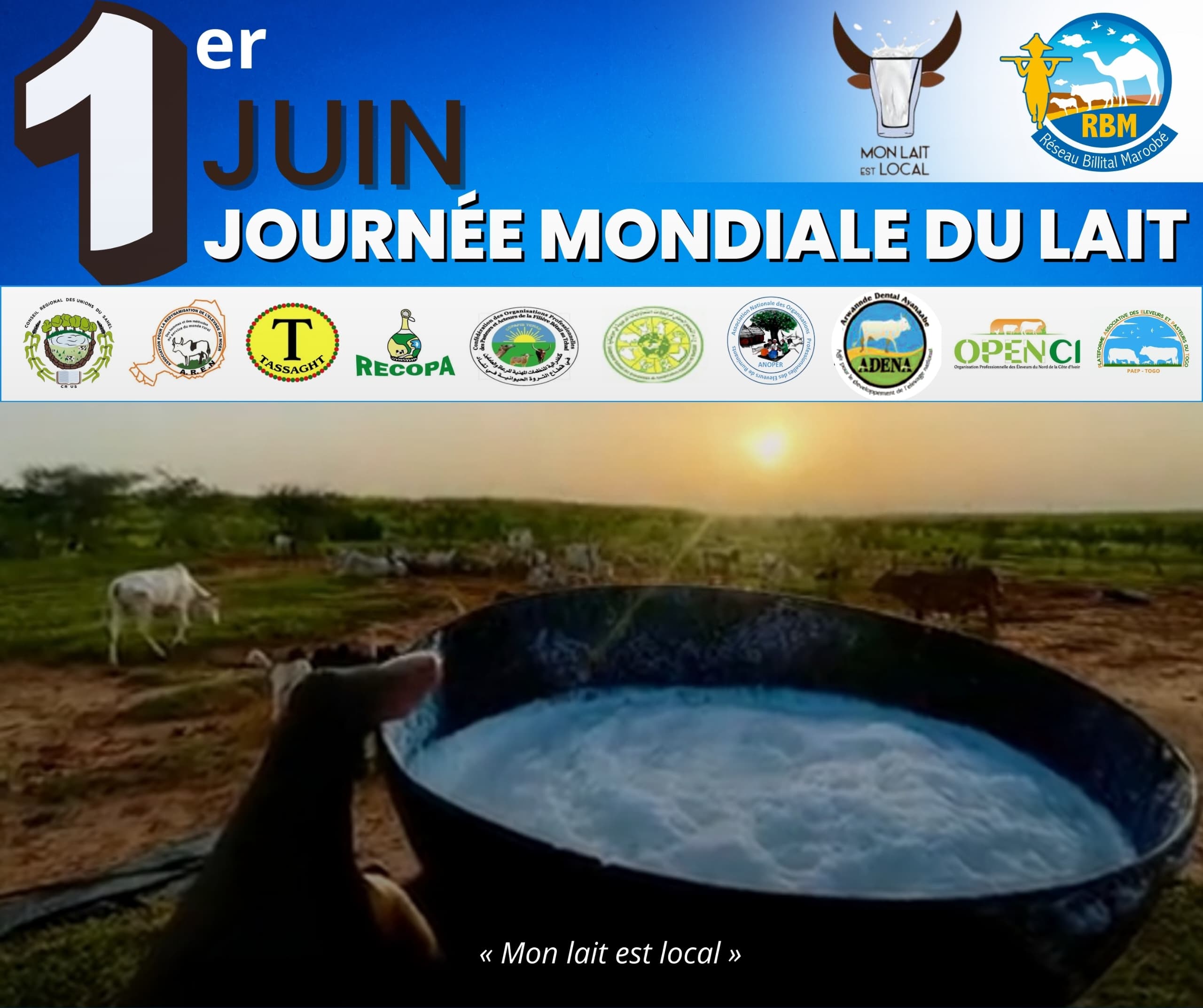 You are currently viewing Journée Mondiale du Lait : la deuxième édition du Hackathon Pastoral ?