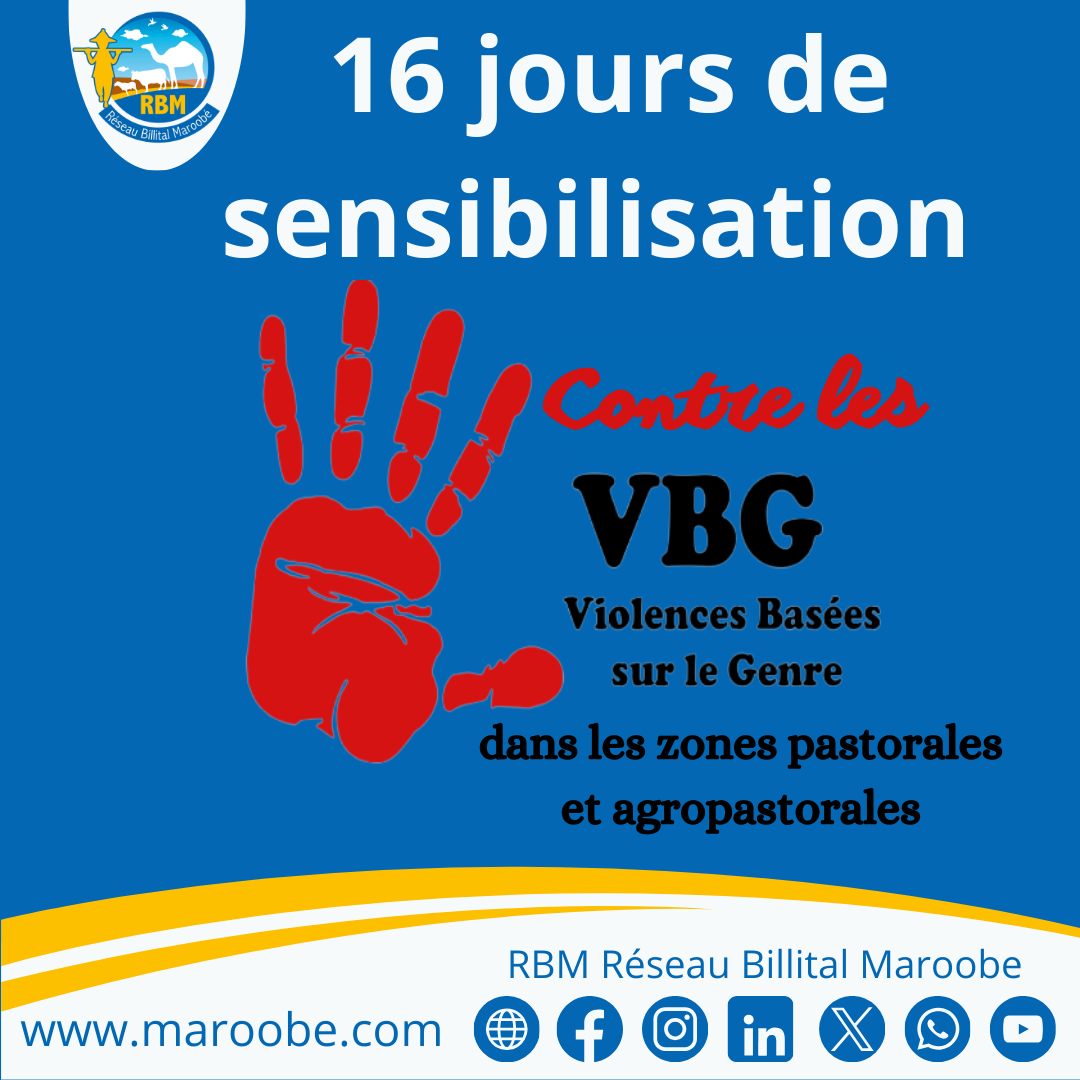 You are currently viewing 16 jours contre les violences envers les femmes dans les zones pastorales et agropastorales