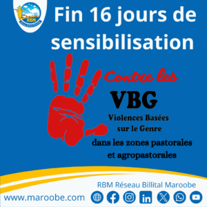 Lire la suite à propos de l’article Clôture des 16 jours de sensibilisation contre les VFFF en milieu pastoral et agropastoral